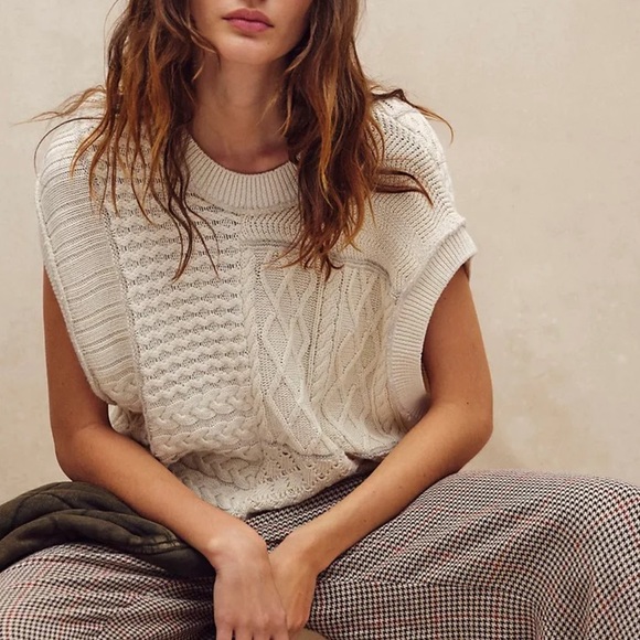 Free People Sweaters - SOLD- FREE PEOPLE Take The Plunge Sweater Vest